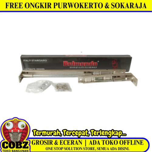 6 IN + 12 IN / BELMONDO Grendel Slot Tanam Pintu Double SS Set