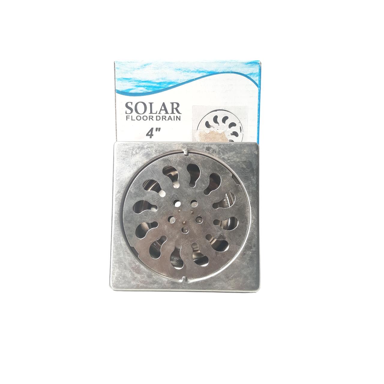 4 IN / SOLAR Saringan Got Leher Pendek Floor Drain Stainless