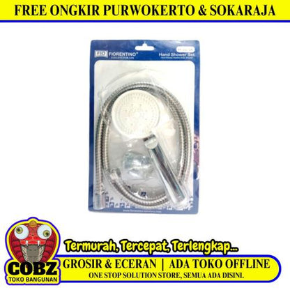 1/2 IN × 135 CM / FIORENTINO FH1111CR Hand Shower Tangan Kamar Mandi Set
