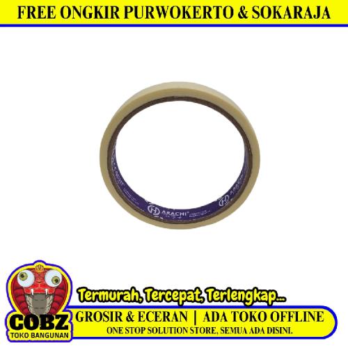 12 MM / HARACHI  Isolasi Selotip Lakban Kertas Masking Tape