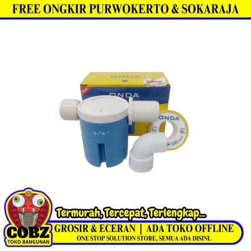 3/4I N / ONDA HORIZONTAL Pelampung Otomatis Torrent Water Level Control Stop Kran Set