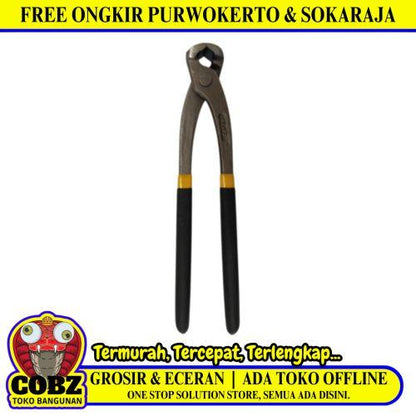 10 IN / BLITZ Catut Tang Kakak Tua Alat Potong Kawat Gagang Karet