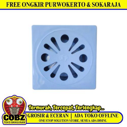 4 IN / GMP Saringan Got Leher Pendek Floor Drain PVC Biru