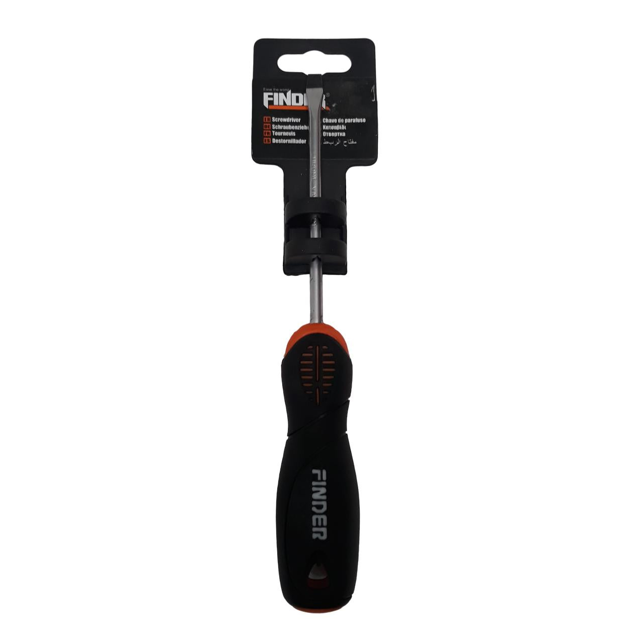 4 IN / FINDER Obeng Radio Screwdriver One Way Minus Gagang Karet