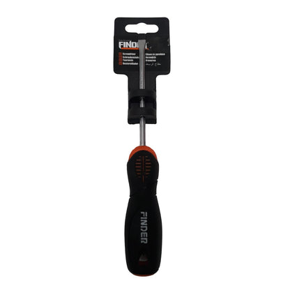4 IN / FINDER Obeng Radio Screwdriver One Way Minus Gagang Karet