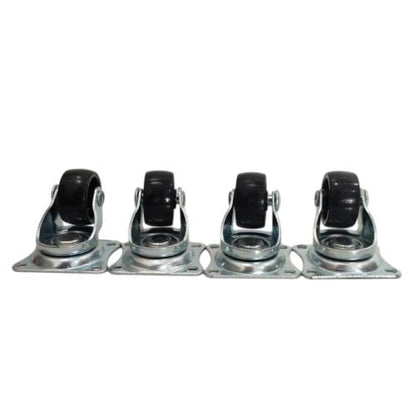 1 IN / GLX SP25 Roda Hidup Trolly Bulat Plat 25 MM Karet Warna 4 Pcs Dus