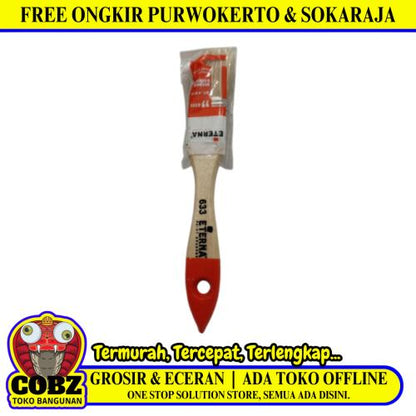 1 IN / ETERNA 633 Kuas Cat Tembok Kayu Besi Air Acyrlic Paint Brush
