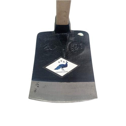 SSS Mata Pacul Cangkul Tani Kebun Tanaman Baja Plus Gagang Kayu Set