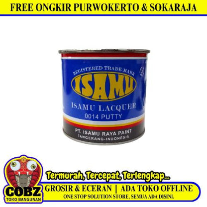 1 KG / ISAMU Dempul Tambal Lubang Plastik Kayu Besi Mobil Kaleng