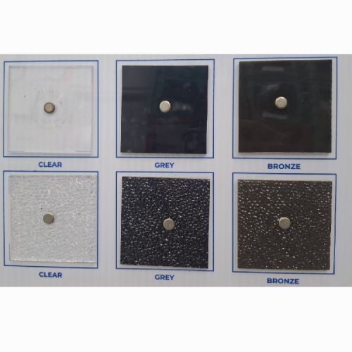 3MMx1.22Mx20M / SOLARFLAT Atap Polykarbonat Solid Embossed Bronze Roll