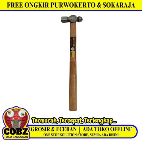 4 OZ / BUTLER Palu Martil Konde Ballpoint Hammer Gagang Kayu
