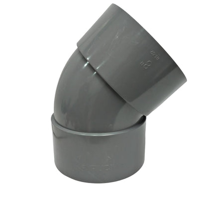 8 IN / RUCIKA D-45L Elbow Knee Keni 45 Derajat Fitting Pipa PVC