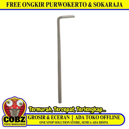 3 MM / TM Kunci L Hexagon Wrench Screw Panjang Per Pcs