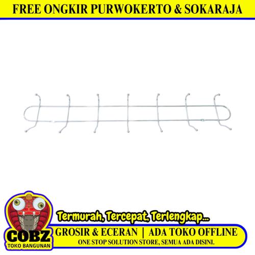 7 KAIT / COBZ  Kapstok Cantel Gantungan Baju Dinding Stainless