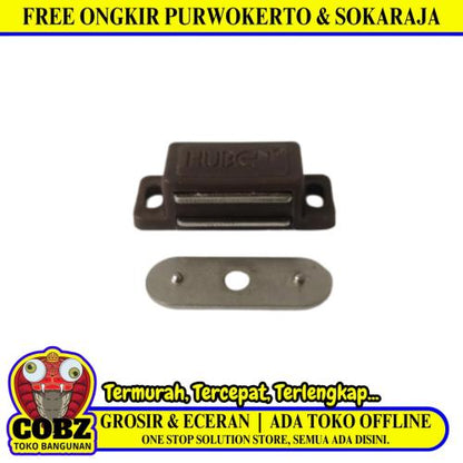 TM Magnet Pintu Lemari Door Stopper PVC Coklat