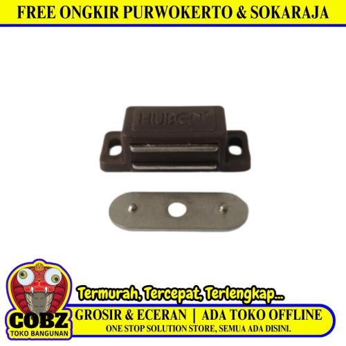 TM Magnet Pintu Lemari Door Stopper PVC Coklat