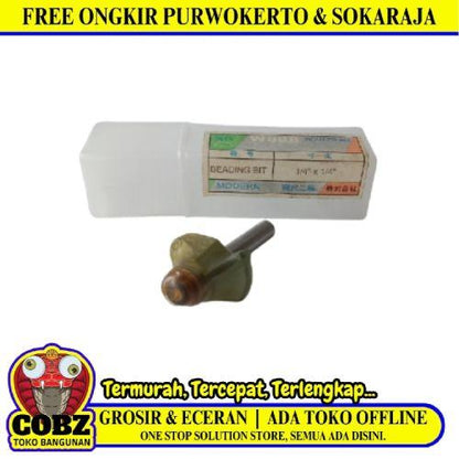 1/4 IN x 1/4 IN / MODERN Mata Bor Profil Router Bulat Round Over Bit