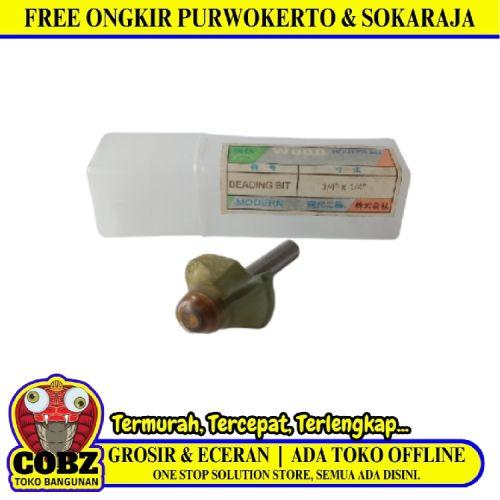 1/4 IN x 1/4 IN / MODERN Mata Bor Profil Router Bulat Round Over Bit