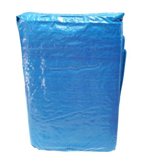 4 M x 5 M / TM A5 Terpal Tarpaulin Tutup Plastik PVC Biru Silver