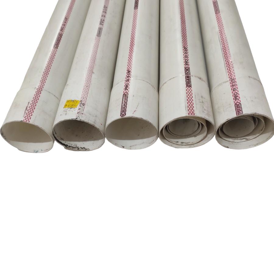 2 1/2 IN / CHAMPION D Lis Warna Pipa Pralon Paralon PVC Putih Batang