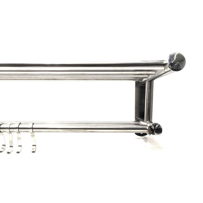 FUTAKO 01 Tempat Handuk Pakaian Tempel Dinding Besar Stainless Set