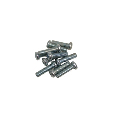 M 4 x 15 MM / NM Baut JP Kepala Pentol Bulat Plus Putih Biji