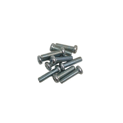 M 4 x 15 MM / NM Baut JP Kepala Pentol Bulat Plus Putih Biji