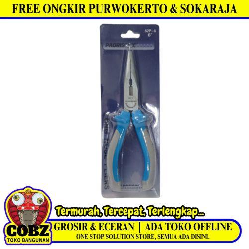 6 IN / PAORISONIC Tang Lancip Cucut Jepit Kawat Kabel Long Nose Pliers
