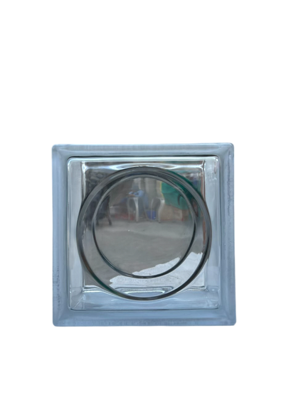 190 MM x 190 MM x 95 MM / MULIA CIRCLE Glassblock Rooster Blok Kaca Biji