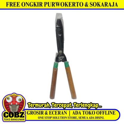 27 IN / COBZ Gunting Rumput Pagar Taman Kebun Tanaman Gagang Kayu
