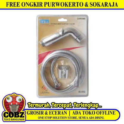 1/2 IN X 120 CM / IGM IS - 052 Jet Shower Cebok Toilet Stainless Set