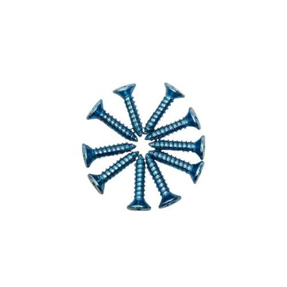 #8 X 3/4 INCH /  TM Sekrup FH Kepala Rata Plus Putih Biji