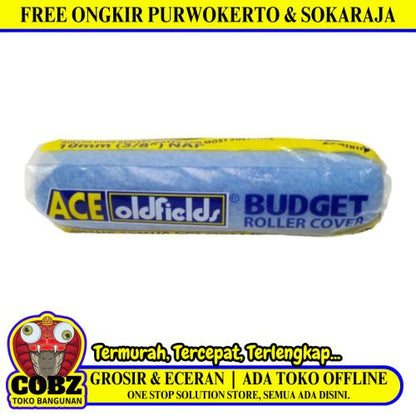 9IN / ACE OLDFIELDS Reffil Isi Kuas Busa Roll Cat Tembok Kayu Besi Besar
