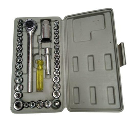 4 MM -21 MM /AIWA Mata Kunci Sok Shock Socket Wrench 40 Pcs Set