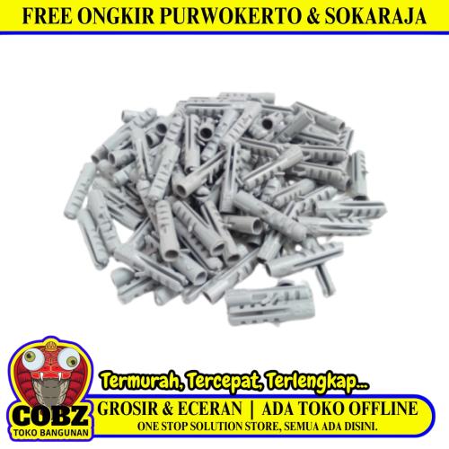 S 5 / TM Angkur Dinding Dudukan Baut Sekrup Tembok PVC Ecer Biji