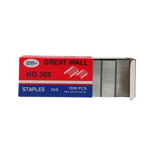 NO. 369 / GREATWALL Isi Stapler Staples Hekter Kecil Box Kecil