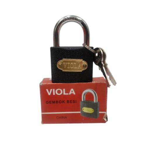 50 MM / VIOLA Gembok Pintu Pagar Padlock Anti Maling Leher Pendek