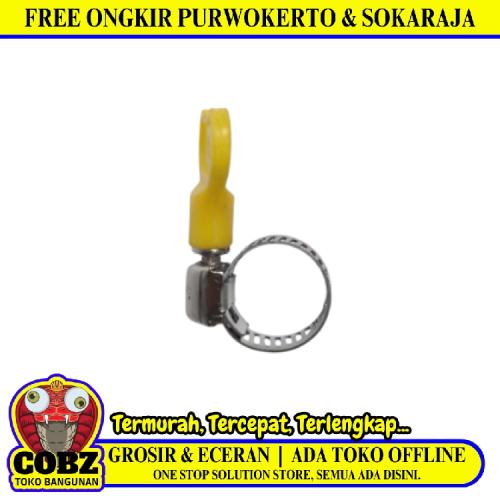 5/8 IN / TM Klem Selang Air Gas LPG Regulator Hose Clamp Stainless