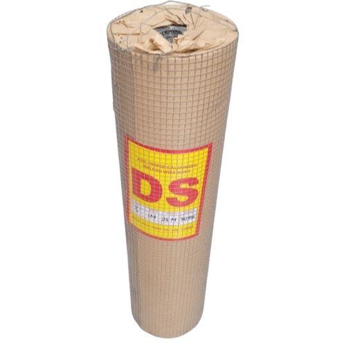 1/2INx1/2IN100CMx25M / DS Kawat Ram Loket Ayakan Pasir Galvanis Roll