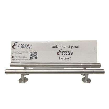 45 CM / ESBELA Tarikan Pegangan Pull Handle Pintu Stainless Silver Set