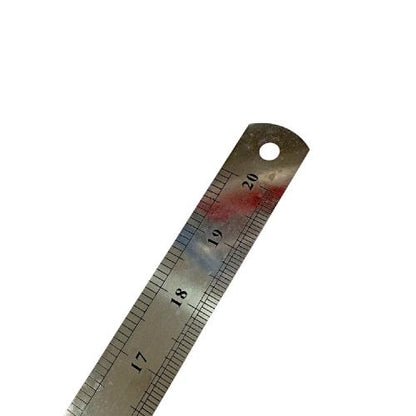 50 CM / NM Penggaris Mistar Alat Ukur Panjang Ruler Plat Besi