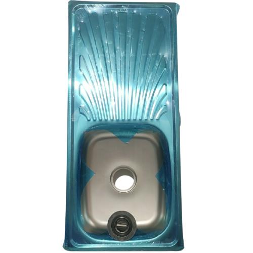 96 CM X 43 CM X 14 CM / NAGOYA Bak Cuci Piring Washbak 1 Lubang + Acc Set