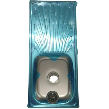 96 CM X 43 CM X 14 CM / NAGOYA Bak Cuci Piring Washbak 1 Lubang + Acc Set