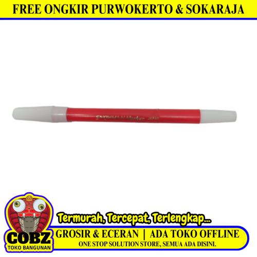 SNOWMAN Spidol Alat Tulis Marker Non Permanent Kecil Merah