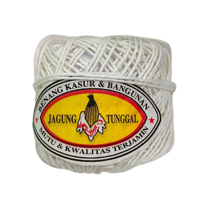 TM Benang Kasur Rami Jahit Bol Tukang Bangunan Putih Roll