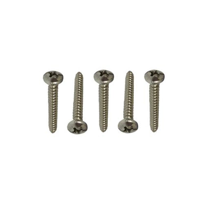 #6 x 1 IN / TM Sekrup FH Kepala Rata Plus Putih Biji