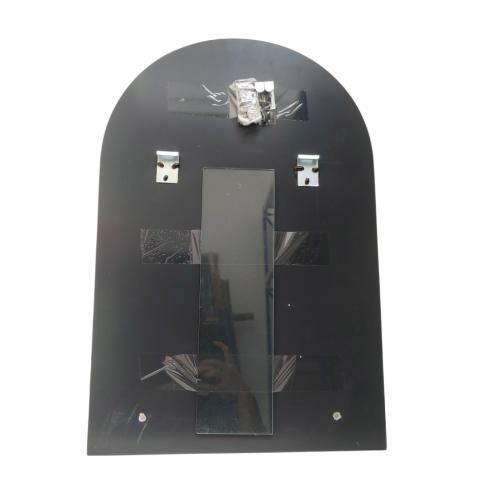 40CM X 60CM / GRAGE Cermin Wastafel Kaca Kamar Mandi 1/2 Bulat Set