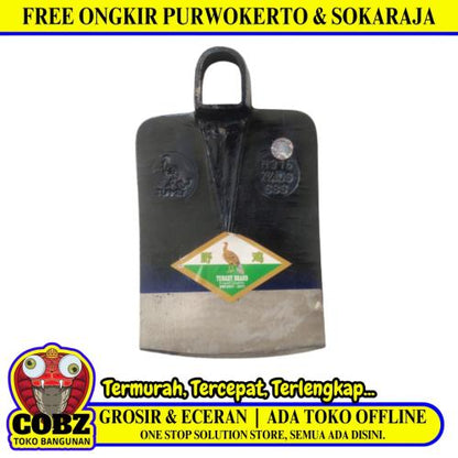 TURKEY Mata Pacul Cangkul Alat Tani Kebun Taman Proyek Besi Baja