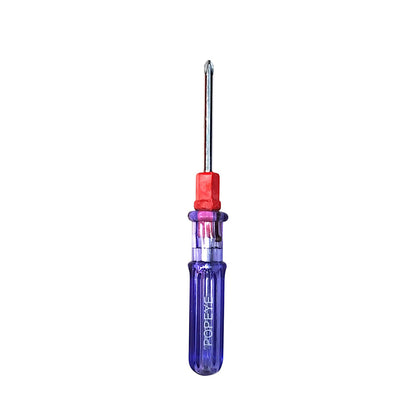 4 IN / POPEYE Obeng Screwdriver Two Way Bolak Balik Plus Minus 2 In 1 Gagang Fiber