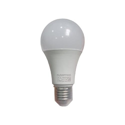 15 WATT / NUSANTARA DOLPHIN LED Lampu Bohlam Bulb Putih